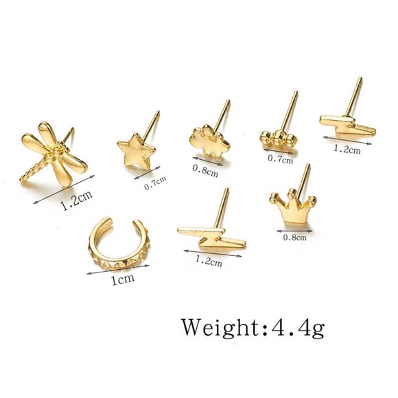 NWT🎉 Crown Earring Studs/ Cartilage Dainty… - Picture 5 of 5